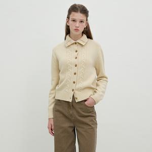 [정가239,000]울혼방 하이넥 케이블 가디건 OK5WD9680