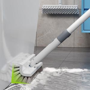 웰스홈 디자인특허 V형 화장실 욕실청소솔 바닥 청소용솔 틈새 다용도 업소용 베란다 청소용품