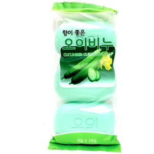 KT 3P세수비누 오이-1361 세면 오이 화장실 다용도 다기능 만능 발 목욕