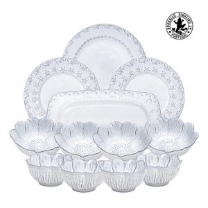 보르달로 핀헤이로 포르투갈 수입 빈티지 그릇 식기세트 플로라 4인홈세트 12P