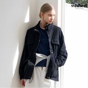 정상가:119,000원 ㅣ 하이넥 카라 긴팔 야상 자켓 (WICCJK005)