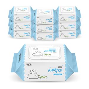 새싹이 물티슈 100매 x 10개입