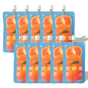 물 넣지 않은 100% 제주 카라향주스 150mL 10개 20개 귤메달