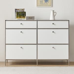 무디 1200 모듈 수납장 3단서랍 높은거실 선반장