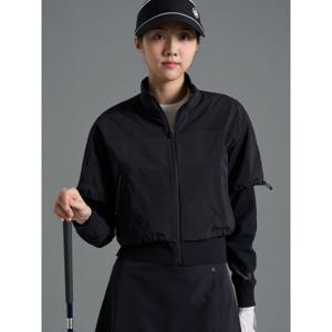 골프 [B_under] 여성 니트 레이어링 스윙 점퍼  블랙 (BJ6139L015)