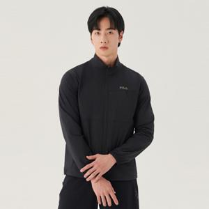 휠라 남자 경량 스트레치 베이직 바람막이 FS2JKG2201M_BLK
