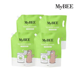 피부에순한 유아세제 리필 2100ml 4팩