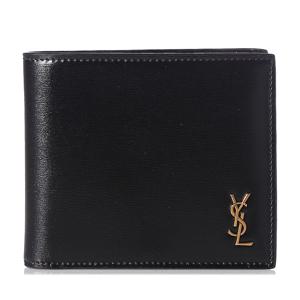 [롯데백화점] [생로랑] 모노그램 금장 로고 반지갑 607727 02G0W 1000