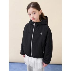 키즈  여아 숏 패딩 점퍼 - 블랙 (BI6138G035)