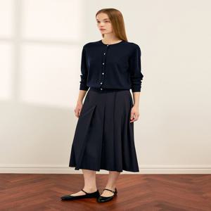 플리츠 플레어 롱 스커트 SWWSKQ12020