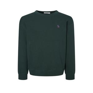 남성 [[24FW]] WHTS4D446E3 [반값[스테디셀러] 그린 짜임 면 맨투맨티셔츠