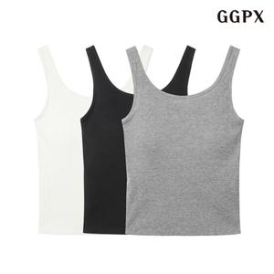 정상가 39000원ㅣ골지 크롭 캡 나시 (GPALW008D)