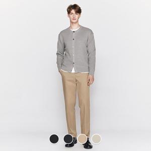 남성 테이퍼드핏 코튼 스판 링클프리 팬츠 면바지 116501