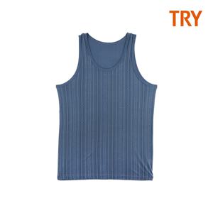 남성 숯 나염 런닝