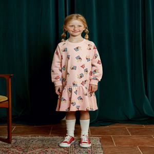 핑크 벨보이페이스올오버 원피스 BK4BTO01PK