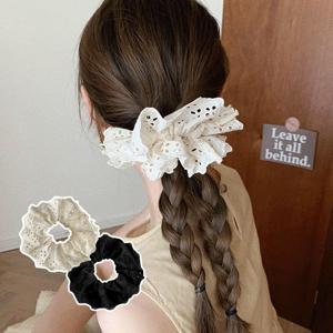 [브리치] HOTBBA / 펀칭 레이스 빅사이즈 스크런치 URK 283