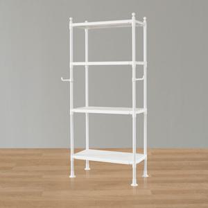 왕자 80 타공선반 화이트4단(50)_845