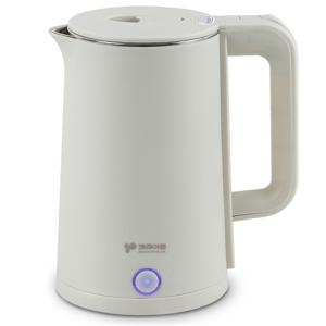 허브 SUS304 스텐 이중단열 대용량 원터치 무선 전기주전자 아이보리 1.8L