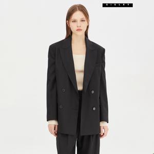 아울렛 노리치 스티치 더블 자켓 SAJK33361_BK