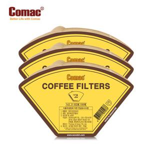 커피여과지 커피필터 무표백 #2Y (300매) (FY2X3)커피필터, 커피여과지,커피종이필터,무표백필터,핸드드립필터