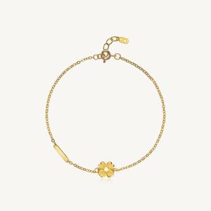 11번) 미니 크로버 팔찌 24K 순금 2.2g