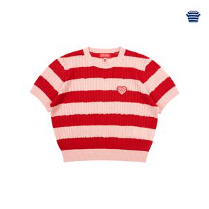 [SS아울렛][주니어]IB하트스트라이프케이블스웨터_IB52KC617