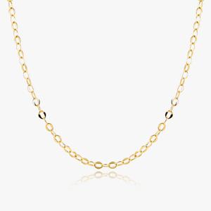 14K 18K 할로우 타이니 프리모 체인 금 목걸이