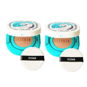 부쉬맨 스포츠 톤업 선쿠션 SPF50+PA++++ 15g, 2개