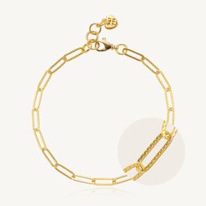 샤인컷 클립 체인 팔찌 24K 순금 3.75g