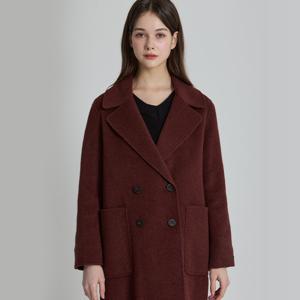 [최초가 298000원](LeOT)] 프리미엄 울 핸드메이드 더블버튼 롱코트