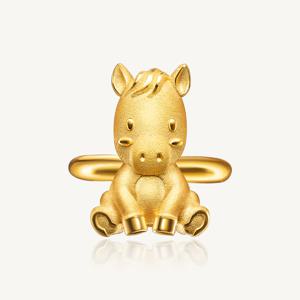 말 돌반지 24K 순금 1.875g