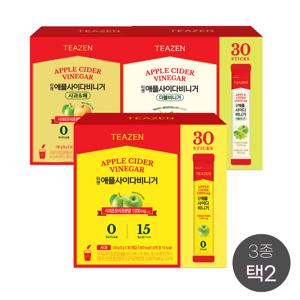 [1+1]  애플 사이다 비니거 30스틱 (애사비 오리지널/사과&배/더블비니거) 3종 택2, 총 60스틱