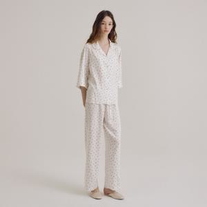 여성 H001 로젤 8부소매 파자마 세트