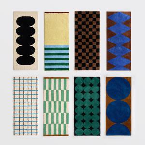 [BWTZ] 푹신한 롱파일 자카드 러그 침실러그 8종