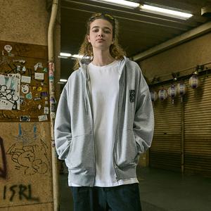 어치브 그래피티 오버핏 후드 집업 FZT1034-Z / 2color W