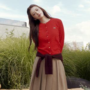 공식 [안유진 착용] 케이블 크루넥 가디건 AF092E-55N 240