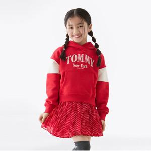 타미힐피거 바시티 컬러 블록 후디 (T42F0KKO440GT1XME)