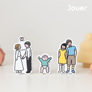 제로퍼제로 쥬에 자석지우개 사랑의가족 / 화이트보드용 지우개