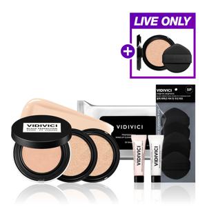 [LIVE 단독] 블랙 퍼펙션 커버 핏 쿠션 트리오 세트