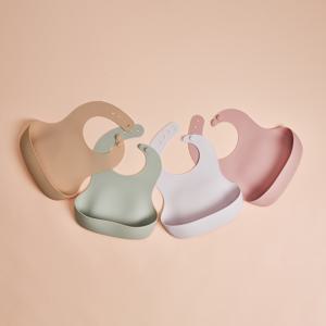 실리콘 이유식 턱받이