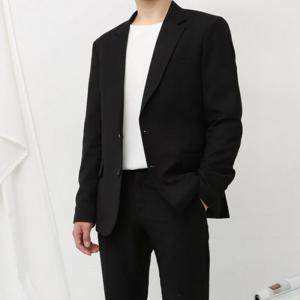 [브리치]  / 봄 가을 컬러풀 정장 수트 세트 셋업 양복 / 블랙 빅