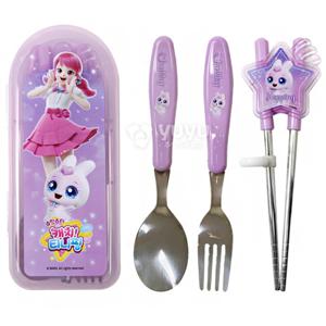 캐치티니핑5 수저포크케이스세트-깡총핑 올인원 교정용 YP5491  S0104   캐치티니핑5-S0104