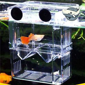 수조 격리통 중형 투명 어류 보호통 생태 수조 구피산란통 격리통 물고기부화통 구피새끼통