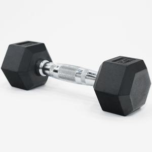 고무육각 덤벨 아령 3kg 1개 클럽 고무아령 웨이트