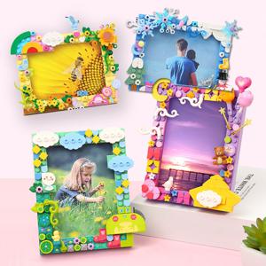 액자블럭 비오는날 무지개 달 별 눈 놀이동산 꾸미기 DIY