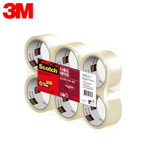 스카치 투명 포장 박스테이프 3615 48mm X 50m 6롤
