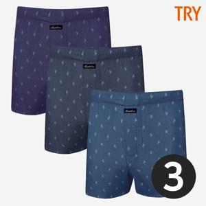 남자80수팬티 트렁크팬티 면100 사각 순면 팔십수 아빠 3종 세트