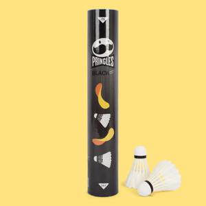 프링글스 블랙 셔틀콕 배드민턴공