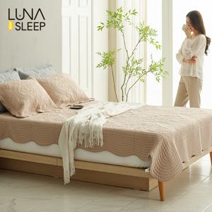 루나앤슬립 목화솜 자수퀼팅 통워싱 카페트 3종세트 (점보특대형)