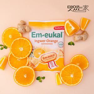 독일직수입  목캔디  진저오렌지 무가당 75g